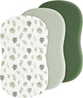 Baby Muslin Bassinet Sheets 3 Pack by Coreeky