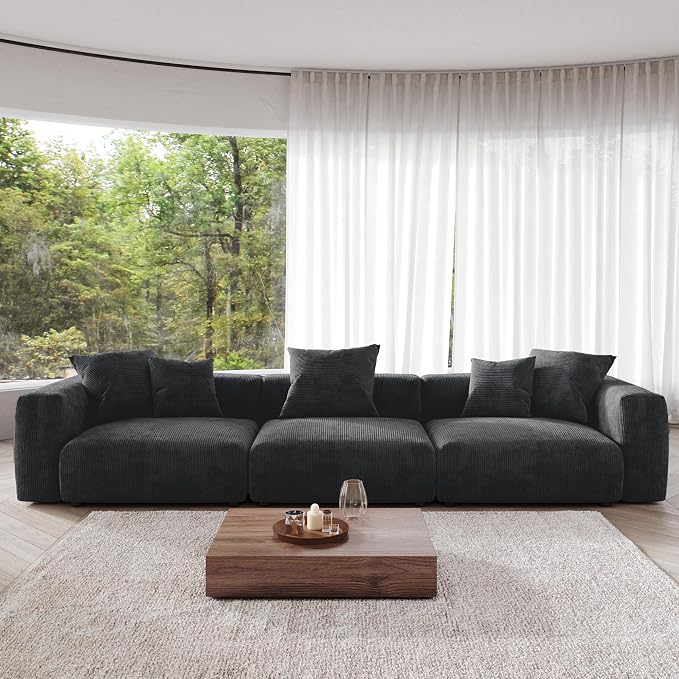 JACH 142"" Luxurious Sectional Couch Sofa by Unknown