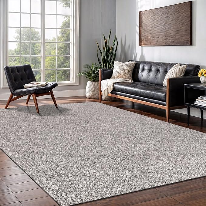 Easy Jute Rug 4x6 Indoor Outdoor Natural Rugs Solid Fiber Rug Woven Area Rug - Image 3