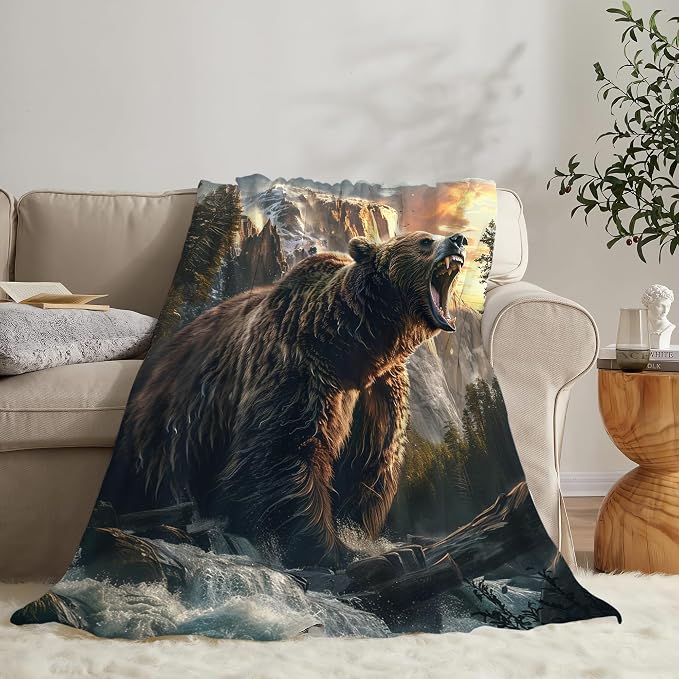 Bear Throw Blanket - Image 7