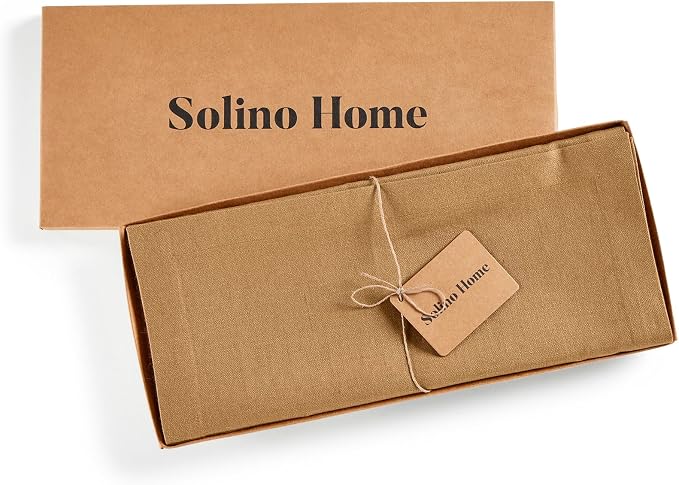 Solino Home Linen Table Runner 120 Inches Long - Image 5