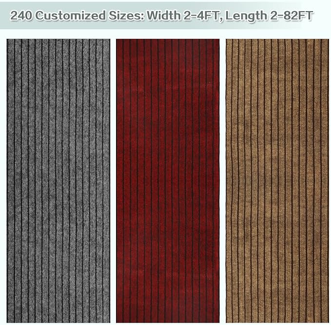 Custom Size Runner Rug 2 ft x 68 ft, 2-82ft Carpet Runners Hallway Entryway - Image 8