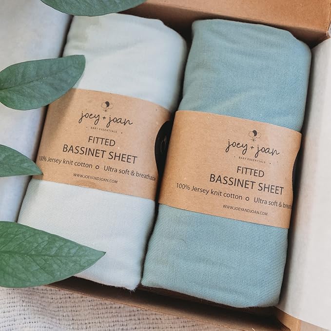 Bassinet Fitted Sheets for Chicco LullaGo Anywhere, Baby Bjorn Cradle and 14 x by JoeyJoan