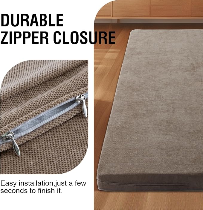 H.VERSAILTEX Full Size Armless Futon Mattress Covers - Image 4