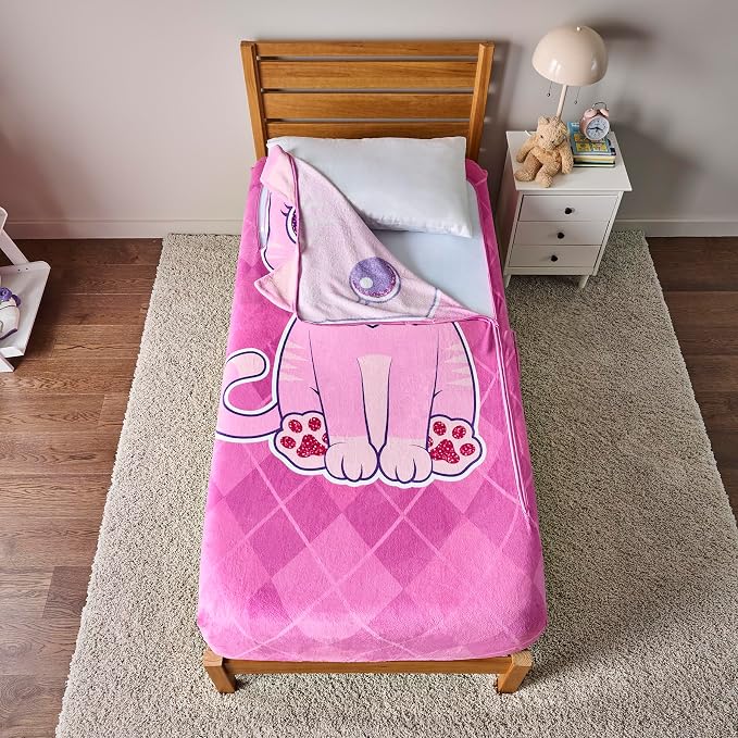 ZippySack Twin Bed Zip-Up Bedding – Super Soft Fleece Fitted Blanket - Image 2
