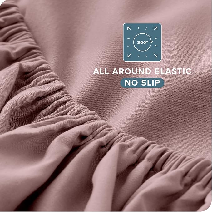 Bare Home Split Head Flex King Sheet Set - Image 7