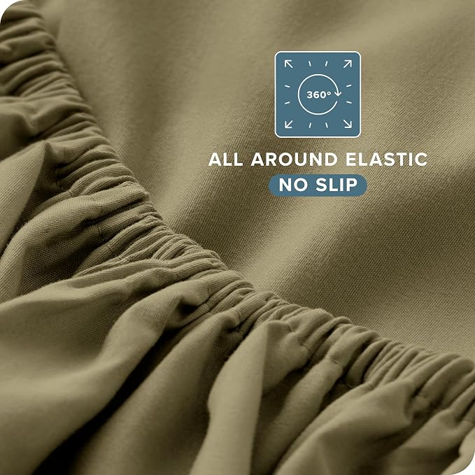 Bare Home Split Head Flex King Sheet Set - Image 7