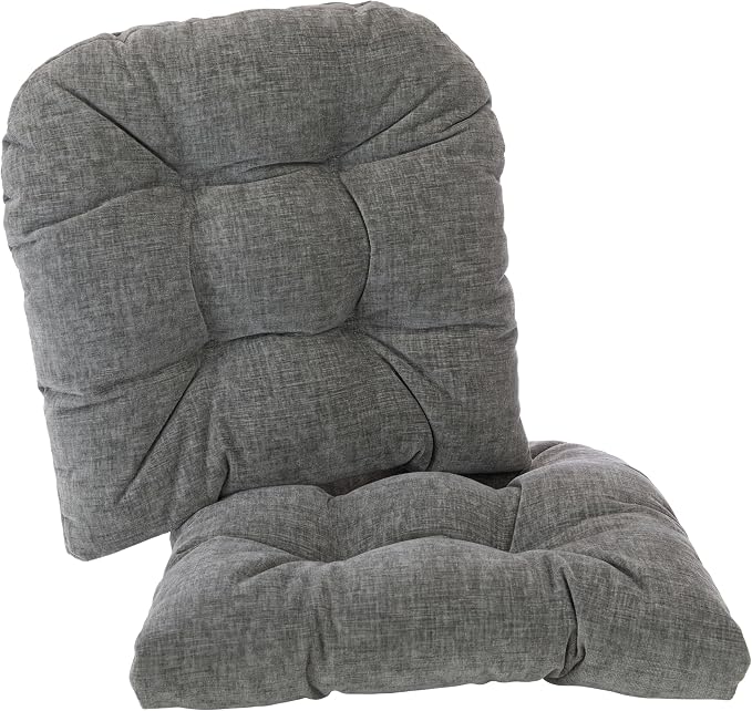 Klear Vu Gripper Overstuffed Universal Non-Slip Dining Chair Cushions by KlearVUHomeTextiles