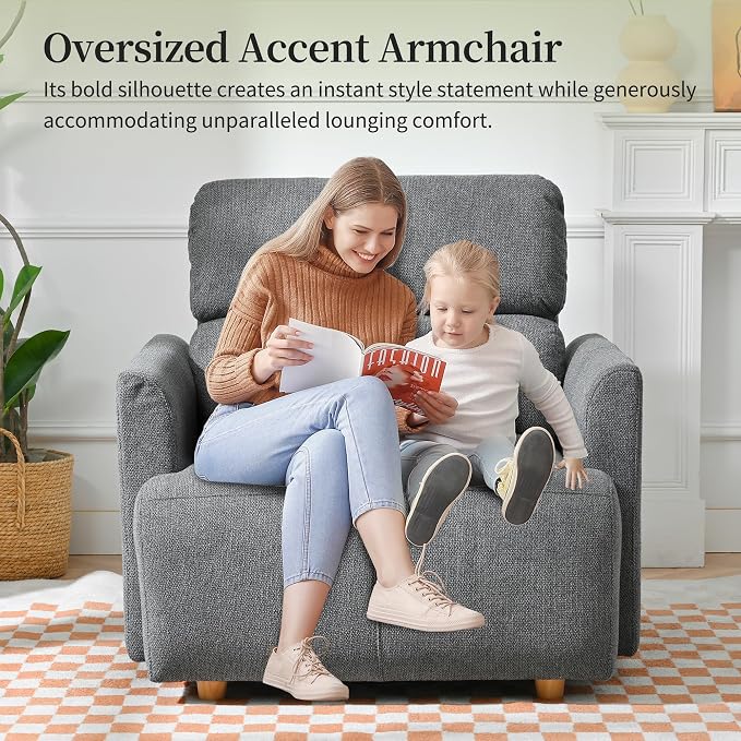 Modern Oversized Accent Chair - Image 3