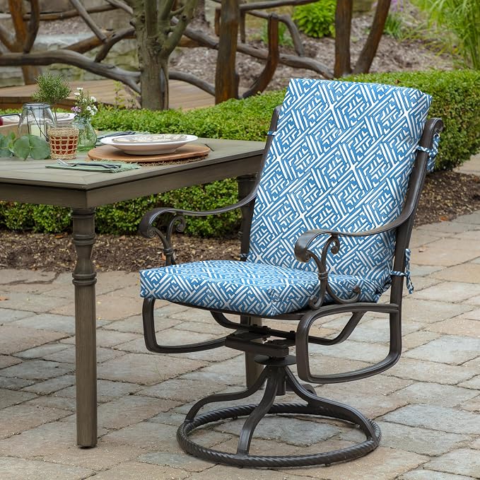 Arden Outdoor Dining Chair Cushion, 20 in x 20 in, Patio Cushion - Image 2