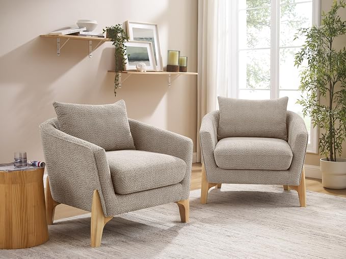 VANOMi 32" Living Room Chairs, Comfy Chair - Image 3