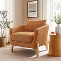 VANOMi Accent Chair 31" Oversized Reading Chair Comfy Upholstered Boucle Lounge by VANOMi