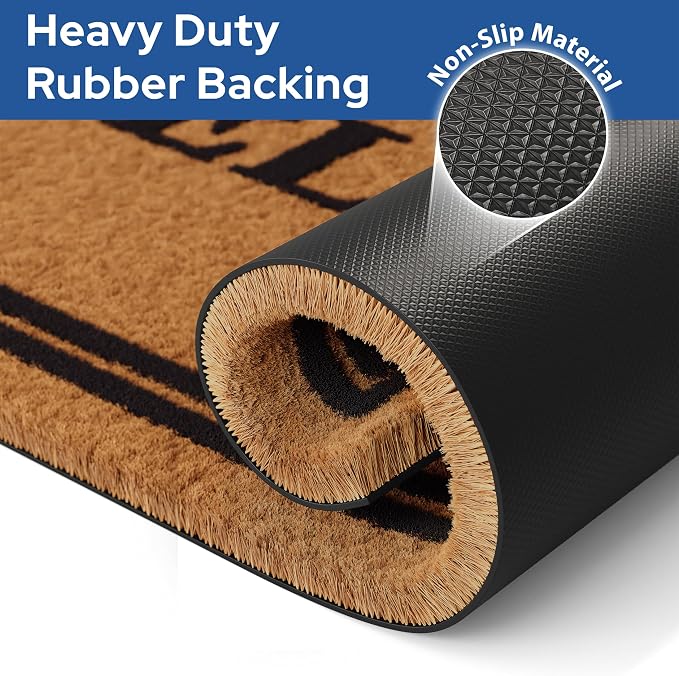 Barnyard Designs Natural Coco Coir Heavy Duty Backing Doormat - Image 6