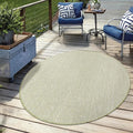 Keen Home Design Terrace Outdoor Round Rug - 8ft Round Washable Indoor/Outdoor by KeenHomeDesign