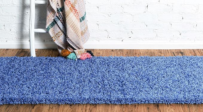 Unique Loom Solid Shag Collection Area Rug - Image 5