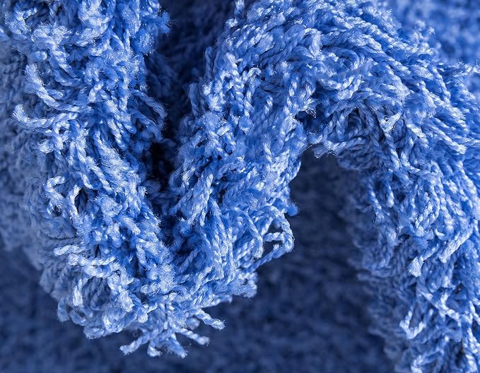Unique Loom Solid Shag Collection Area Rug - Image 9
