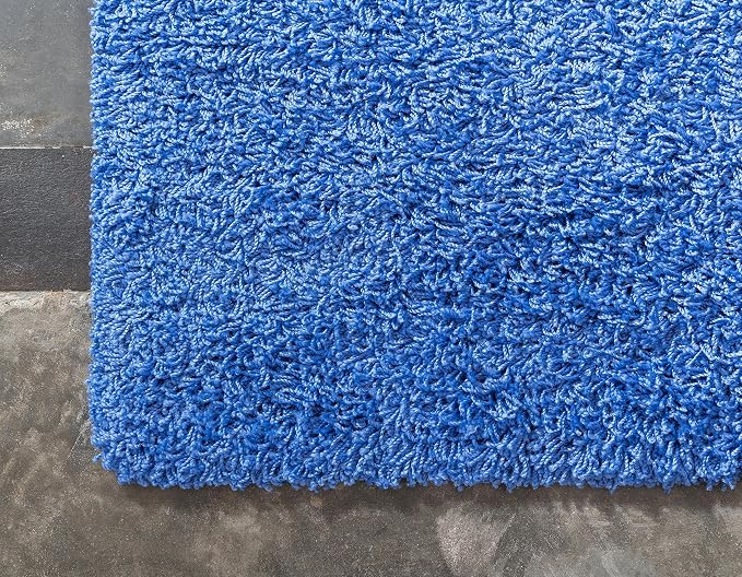 Unique Loom Solid Shag Collection Area Rug - Image 10